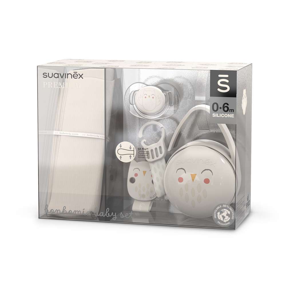 Suavinex - Coffret cadeau Bonhomia GRIS Suavinex