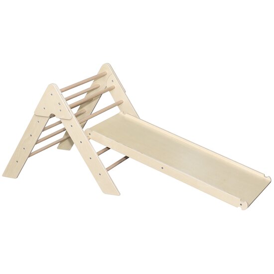 Tryco Triangle d'escalade en bois avec rampe Bois 