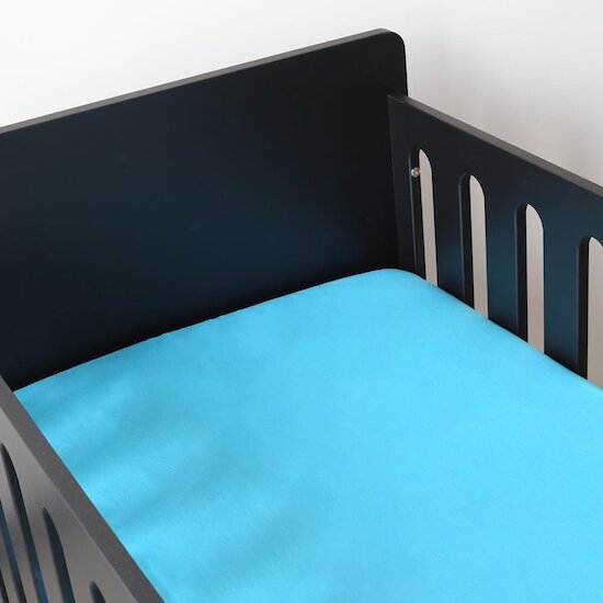 Trois Kilos Sept Drap Housse Turquoise  70x140 cm Trois Kilos Sept Drap Housse Turquoise  70x140 cm