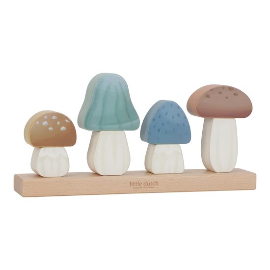 Little Dutch Puzzle champignons à empiler Forest Friends  Little Dutch Puzzle champignons à empiler Forest Friends