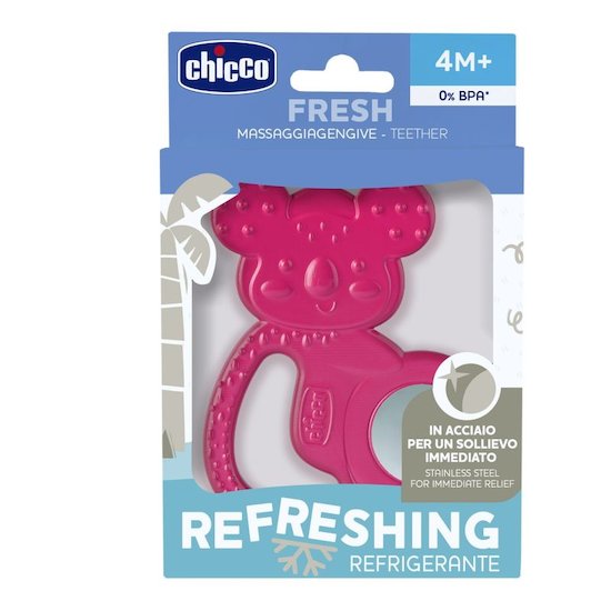 Chicco Anneau de dentition réfrigérant Koala rose 4 mois+ Chicco Anneau de dentition réfrigérant Koala rose 4 mois+
