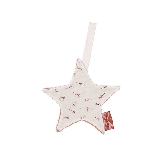 Périclès Doudou attache tétine Blush allover 