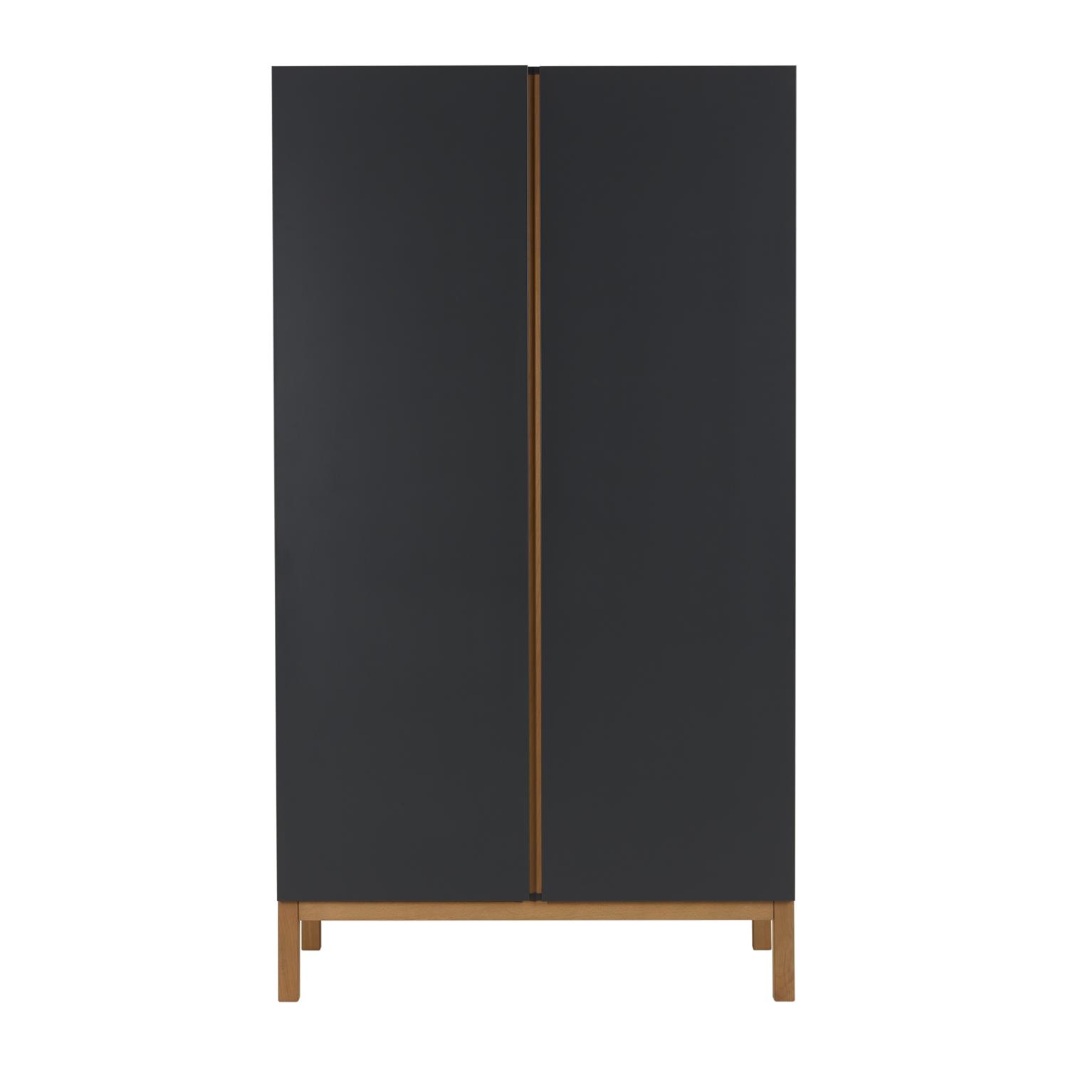 Armoire 2 Portes indigo GRIS Quax