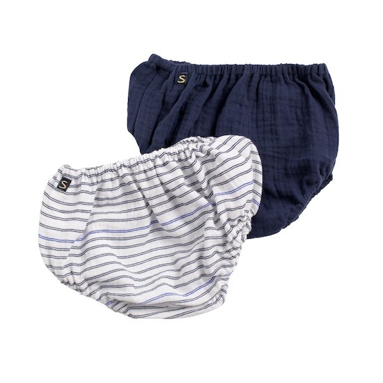 Sauthon Lot de 2 bloomers Baby Sailor Bleu 