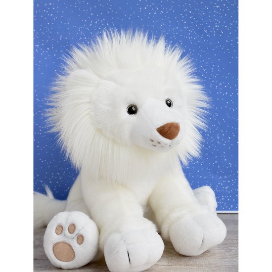 Histoire d'Ours Peluche Lion des neiges Blanc 28 cm Histoire d'Ours Peluche Lion des neiges Blanc 28 cm