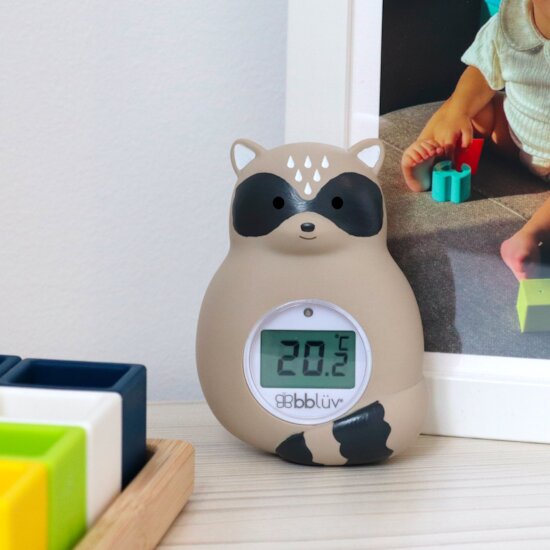 BBlüv Thermomètre de bain Rakü Grey  BBlüv Thermomètre de bain Rakü Grey