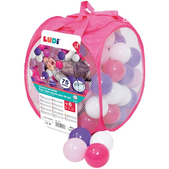 Ludi Balles pour aire de jeu Roses 