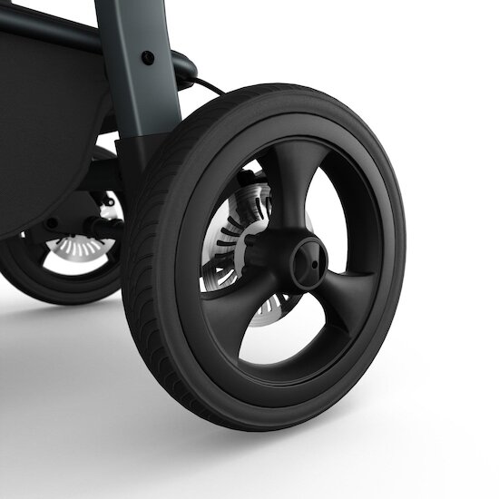 TFK Châssis seul mono 4 pneus increvables Noir 