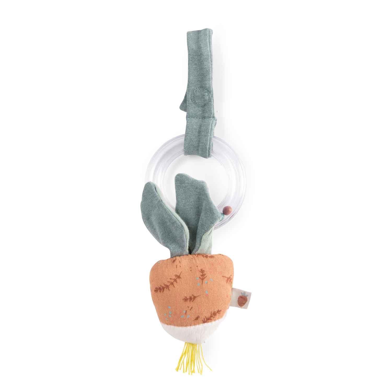 MOULIN ROTY - Hochet anneau billes radis MULTICOLORE Moulin Roty