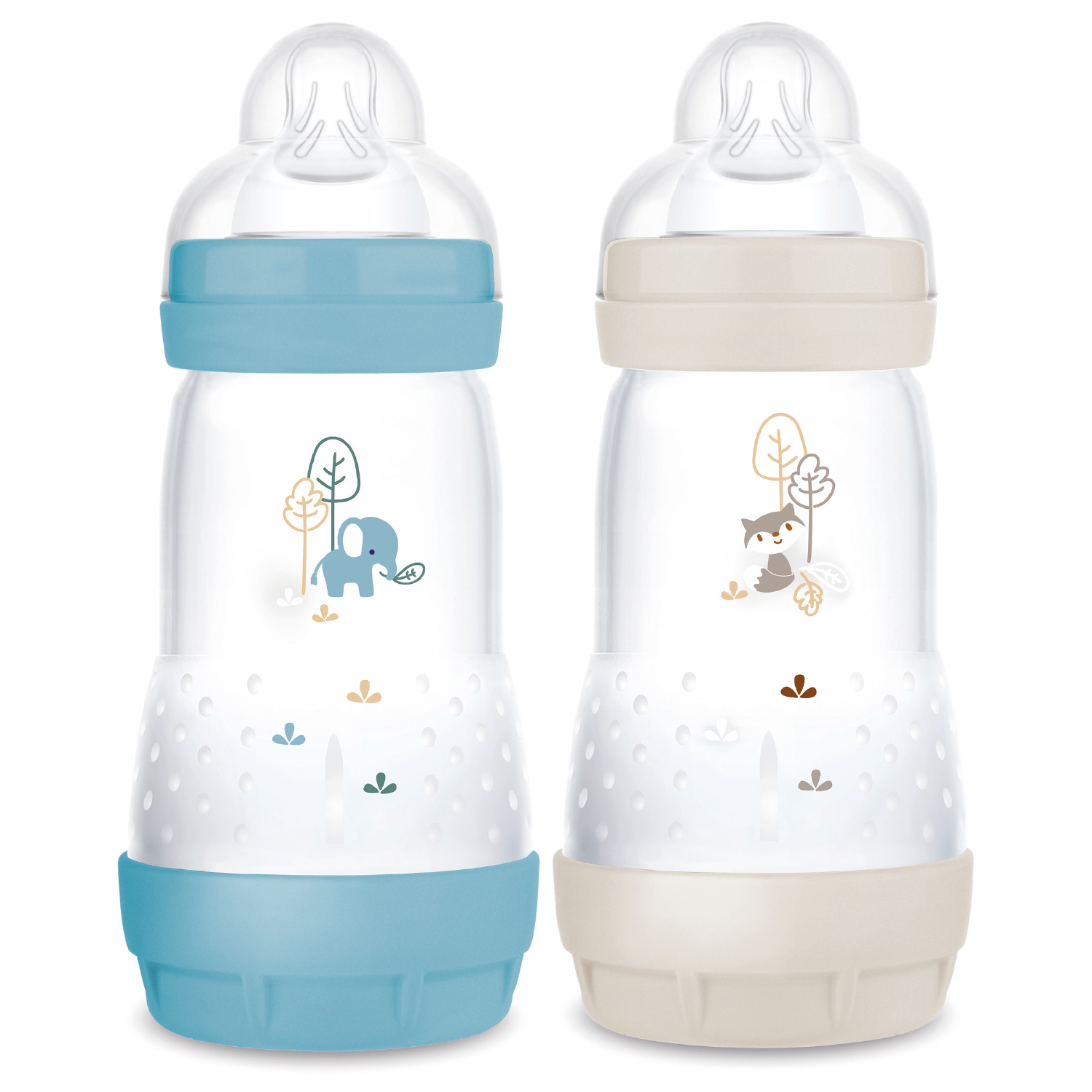 MAM - 2 biberons anti-coliques Easy Start BLEU MAM