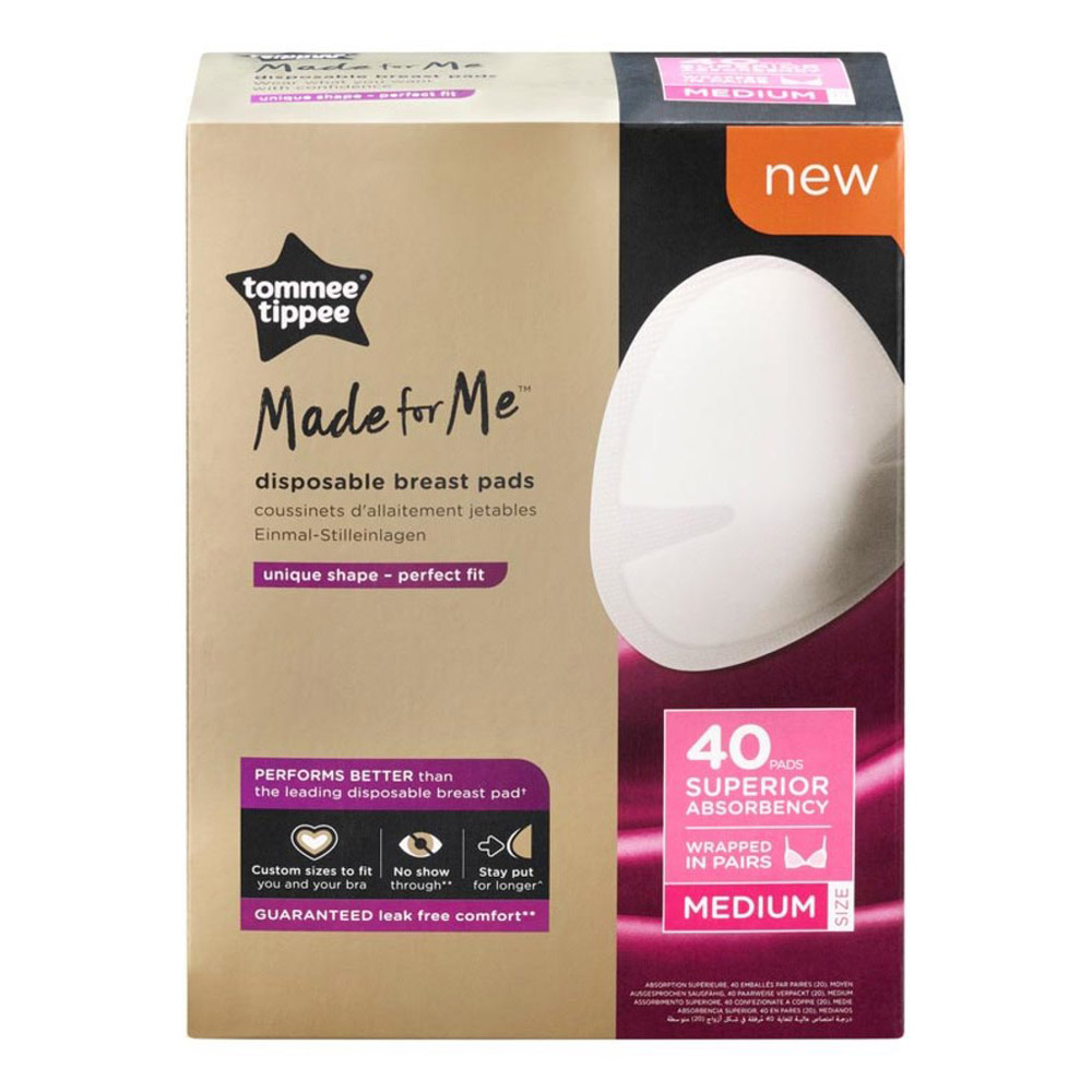Coussinets d'Allaitement Jetables x40 MULTICOLORE Tommee Tippee