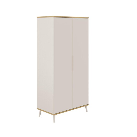 Transland Armoire 2 portes Hazel Cashmere Beige / Chêne montana 