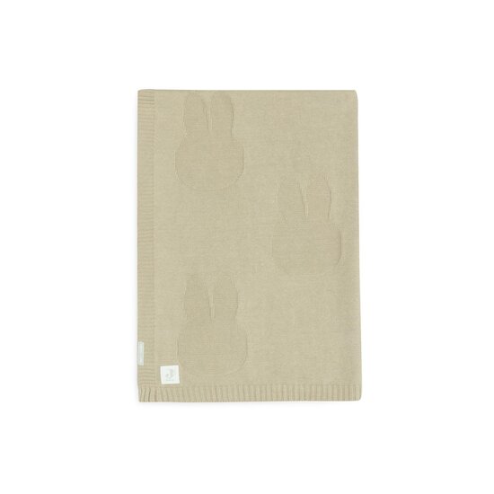 Jollein Couverture berceau Miffy Olive Green 75x100 cm