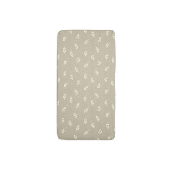 Jollein Drap-housse Jersey twig Olive Green  Jollein Drap-housse Jersey twig Olive Green