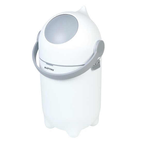 Nattou Poubelle à couche Dropy Blanc  Nattou Poubelle à couche Dropy Blanc