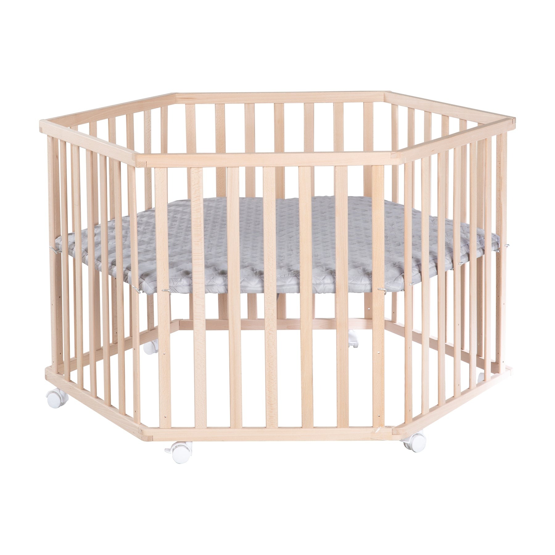 Parc pliable en bois Pocket - Blanc