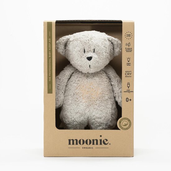 Moonie Moonie ourson nature bio Gris minéral  Moonie Moonie ourson nature bio Gris minéral