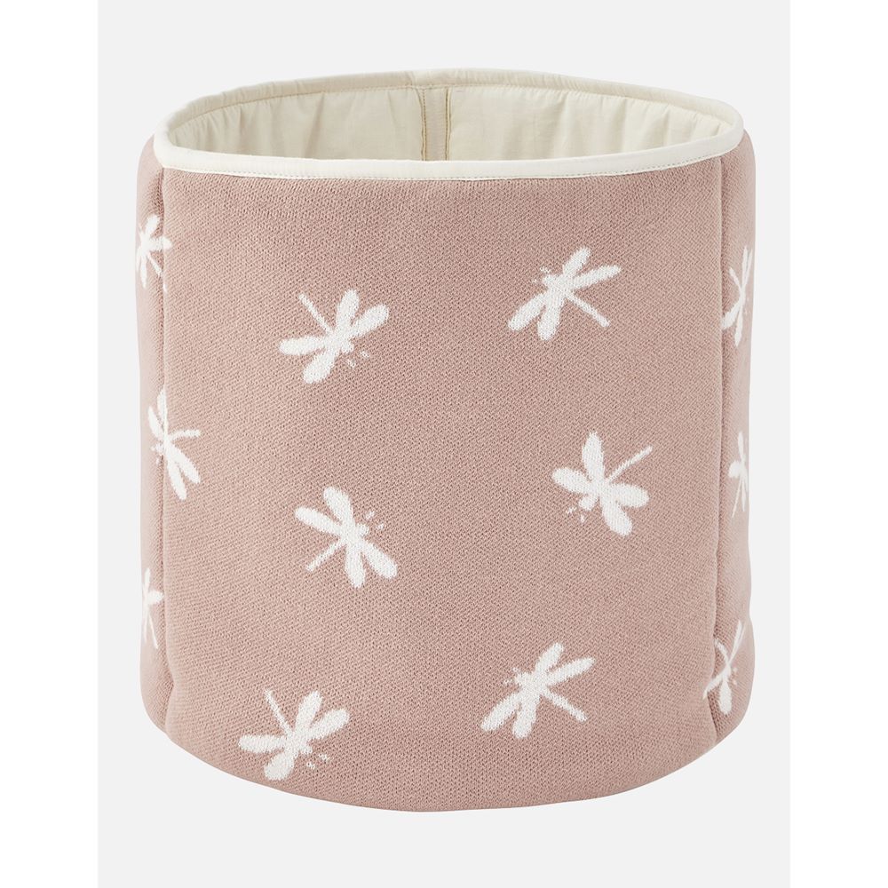 Noukie's - Panier de rangement en coton recylé Pop ROSE Noukie's