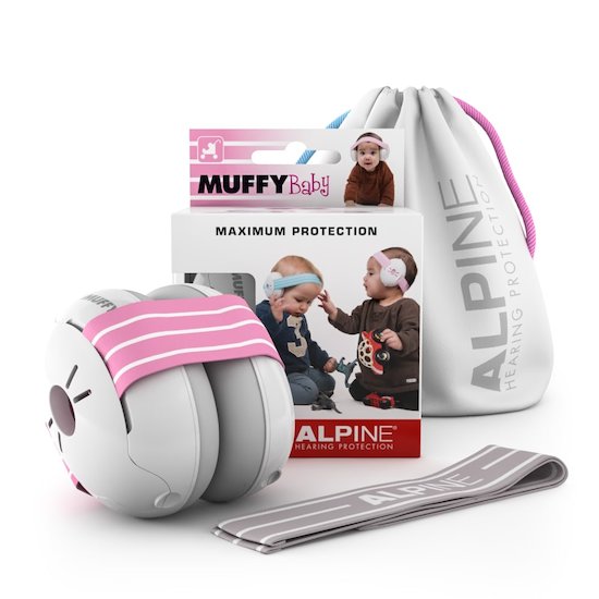 Alpine Hearing Protection Casque antibruit Muffy Baby Rose  Alpine Hearing Protection Casque antibruit Muffy Baby Rose