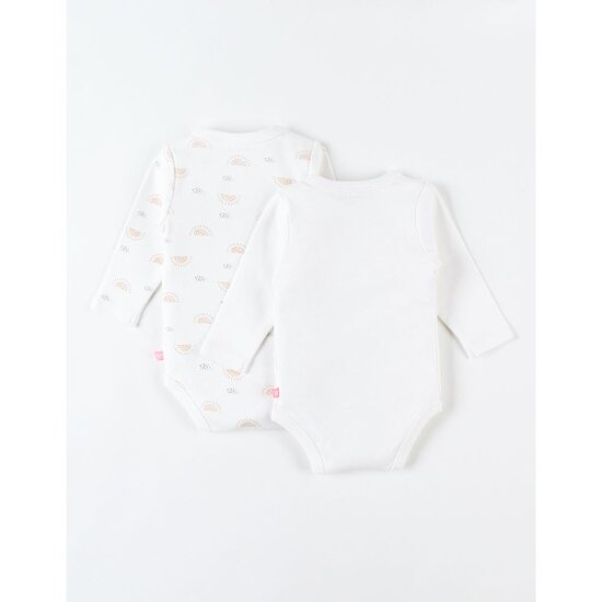 Noukie's Lot de 2 bodys manches longues croisés Babou et Kendi   Noukie's Lot de 2 bodys manches longues croisés Babou et Kendi
