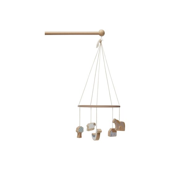 Jollein Mobile bébé en bois Farm Rosehip  Jollein Mobile bébé en bois Farm Rosehip