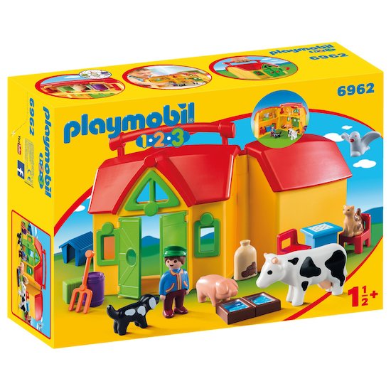 Playmobil Ferme transportable avec animaux  