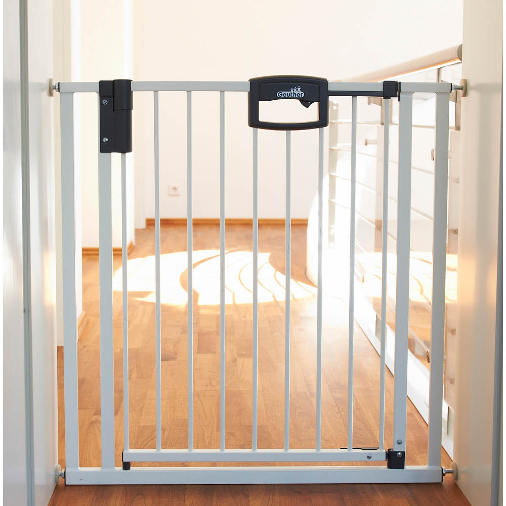 Barrière Easylock métal+ pour porte BLANC Geuther