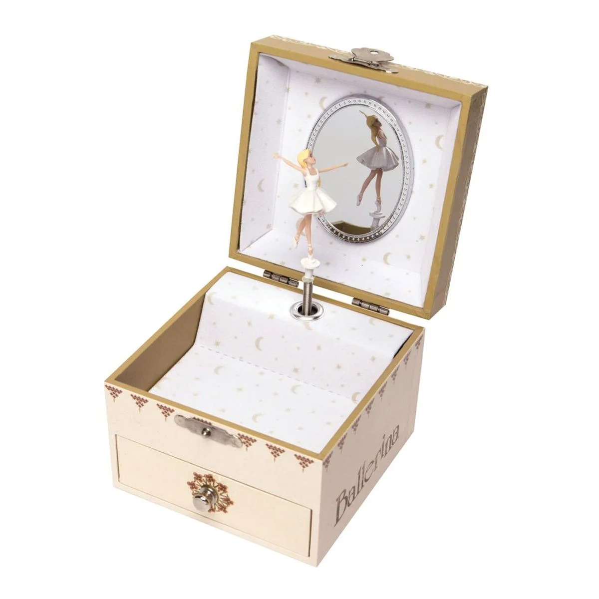 Trousselier - Coffret Musique Cube Ballerina BEIGE Trousselier