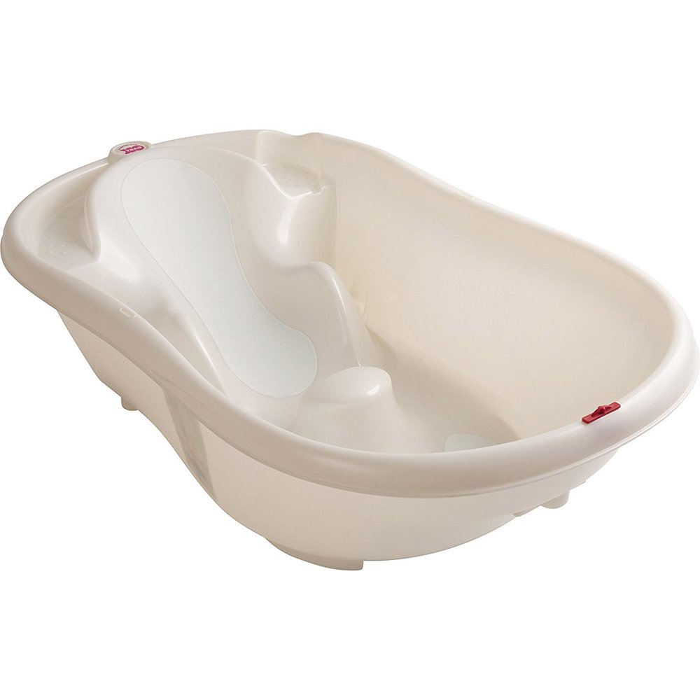 Baignoire Onda Evolution bleu translucide sans support BLANC OkBaby