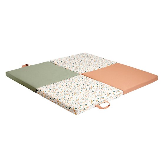 Tapis motricité carré Ecru