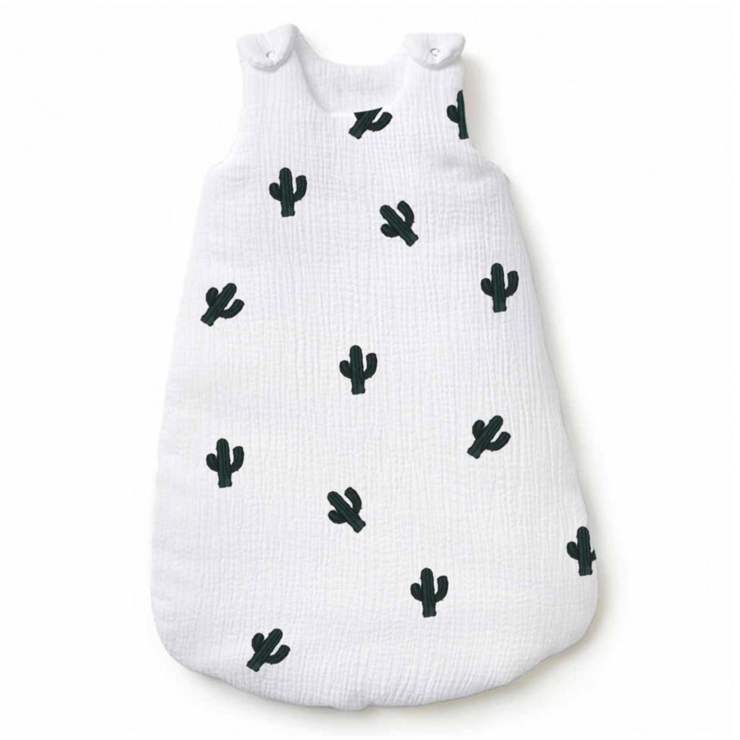Les Chatounets - Gigoteuse Naissance Mousseline ""CACTUS"" MULTICOLORE Les Chatounets