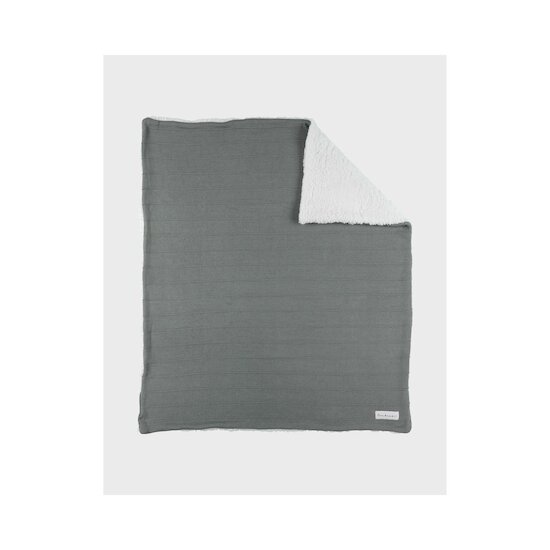 Noukie's Couverture en coton bio M&M25 Kaki 75x100 cm