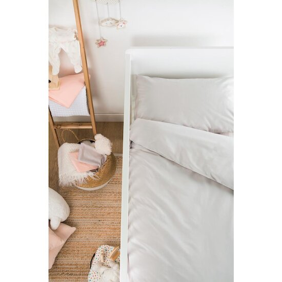 Kadolis Housse de couette bébé unie en coton bio Naturel 100x140 cm Kadolis Housse de couette bébé unie en coton bio Naturel 100x140 cm