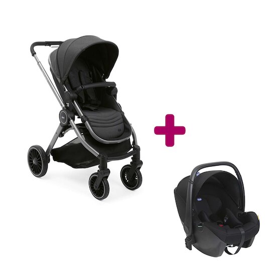 Chicco Pack poussette Duo Best Friend Pro Siège-auto KORY Pirate Black  