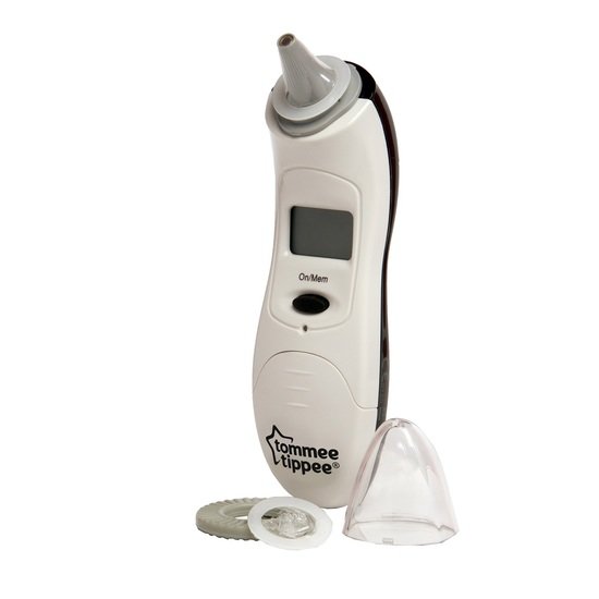 Tommee Tippee Thermomètre auriculaire numérique blanc 