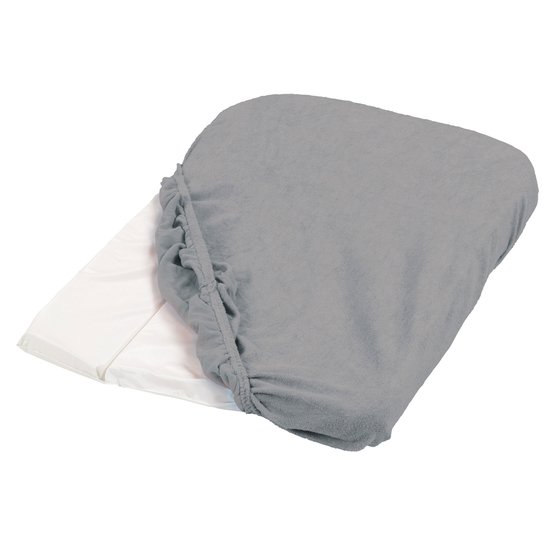 Candide Housse de matelas à langer éponge Gris 50x75 cm