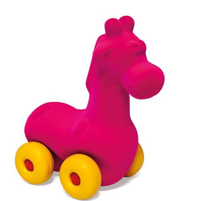 Animal roulant - Girafe MULTICOLORE Rubbabu