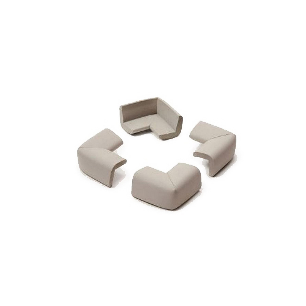 4 coins de protection en mousse antichoc BEIGE Prince Lionheart