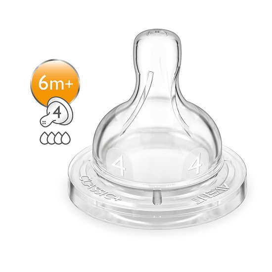 Philips Avent 2 tétines 3M+ / 4T  3 mois et +