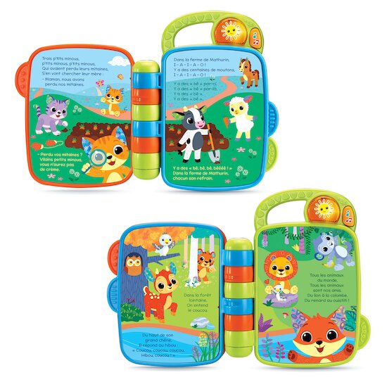 Vtech Baby Livre à comptines des p'tits loulous Multicolore  Vtech Baby Livre à comptines des p'tits loulous Multicolore