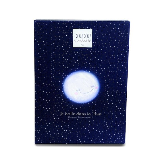 Doudou & Compagnie Boite à musique Ours Clair de lune Blanc 17 cm Doudou & Compagnie Boite à musique Ours Clair de lune Blanc 17 cm