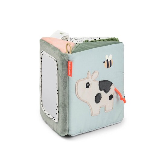 Done by Deer Miroir sensoriel pliable Tiny farm Multicolore  Done by Deer Miroir sensoriel pliable Tiny farm Multicolore