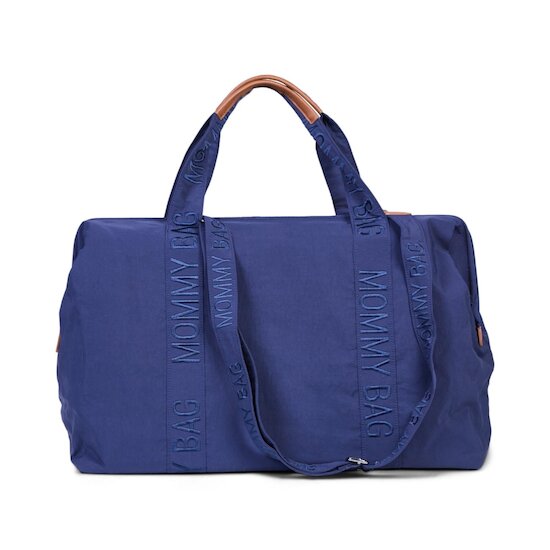 Childhome Sac à langer Mommy Bag Signature urban Bleu  Childhome Sac à langer Mommy Bag Signature urban Bleu