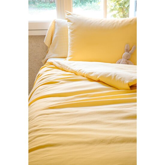 Kadolis Housse de Couette adulte Pur Coton Bio Certifié GOTS Tournesol 