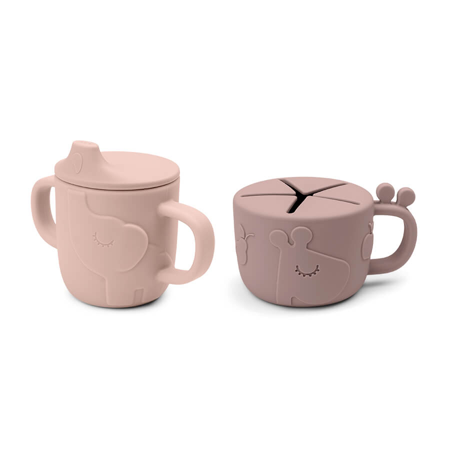 DONE BY DEER - Tasse double usage Deer friends Peekaboo ROSE Done by Deer