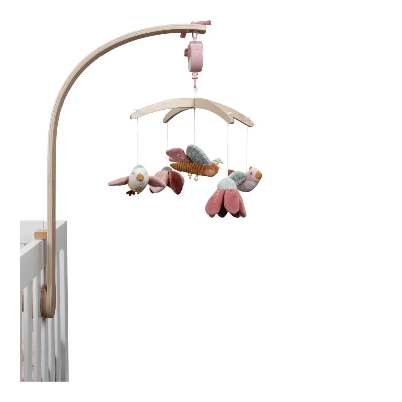 LITTLE DUTCH - Mobile musical Flowers & Butterflies MULTICOLORE Little Dutch