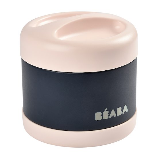 Béaba Portion inox isotherme Light Pink/Night Blue 500 ml Béaba Portion inox isotherme Light Pink/Night Blue 500 ml