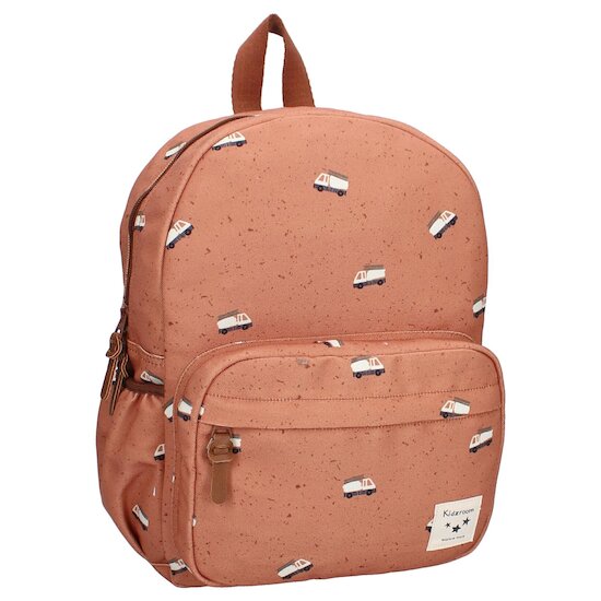 Kidzroom Sac à dos enfant camions Terracotta  Kidzroom Sac à dos enfant camions Terracotta