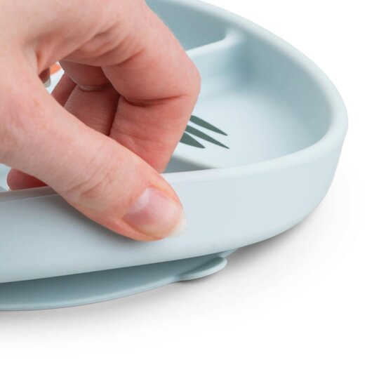 Done by Deer Stick&Stay assiette compartimentée Playground Bleu  Done by Deer Stick&Stay assiette compartimentée Playground Bleu