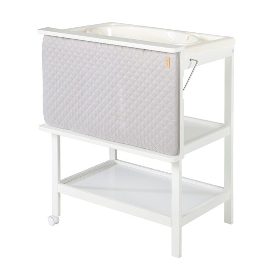 Roba Table à langer avec baignoire Baby Pool + mat à langer Gris  Roba Table à langer avec baignoire Baby Pool + mat à langer Gris